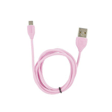 Заредете изображение във визуализатора на галерията – кабел usb remax rc-050i microusb pink - TopMag
