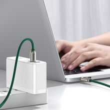 Заредете изображение във визуализатора на галерията – Baseus USB Type C - USB Type C cable 100 W (20 V / 5 A) 1 m Power Delivery with display screen power meter black (CATSK-B01) - TopMag
