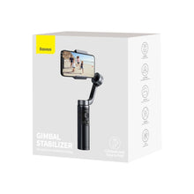 Заредете изображение във визуализатора на галерията – Baseus 3-Axis Smartphone Handheld Gimbal Stabilizer for photos and video recording iOS Android compatible Live Vlog YouTube TikTok streaming gray (SUYT-D0G) - TopMag
