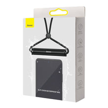 Заредете изображение във визуализатора на галерията – Baseus transparent waterproof phone case bag for swimming pool beach black (ACFSD-E01) - TopMag
