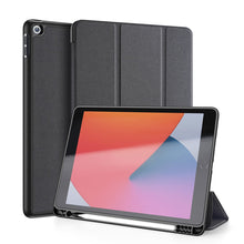 Заредете изображение във визуализатора на галерията – DUX DUCIS Domo Tablet Cover with Multi-angle Stand and Smart Sleep Function for iPad 10.2 2021 / iPad 10.2'' 2020 / iPad 10.2'' 2019 black - TopMag
