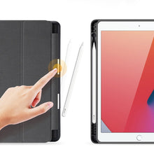 Заредете изображение във визуализатора на галерията – DUX DUCIS Domo Tablet Cover with Multi-angle Stand and Smart Sleep Function for iPad 10.2 2021 / iPad 10.2'' 2020 / iPad 10.2'' 2019 black - TopMag
