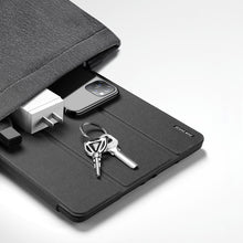 Заредете изображение във визуализатора на галерията – DUX DUCIS Domo Tablet Cover with Multi-angle Stand and Smart Sleep Function for iPad 10.2 2021 / iPad 10.2'' 2020 / iPad 10.2'' 2019 black - TopMag
