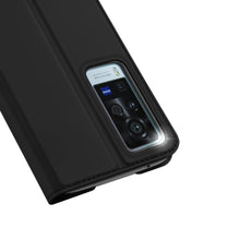 Заредете изображение във визуализатора на галерията – Dux Ducis Skin Pro Bookcase type case for Vivo X60 Pro black - TopMag
