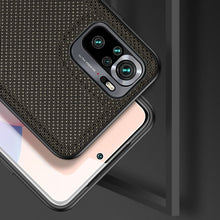 Заредете изображение във визуализатора на галерията – Dux Ducis Fino case covered with nylon material for Xiaomi Redmi Note 10 / Redmi Note 10S green - TopMag
