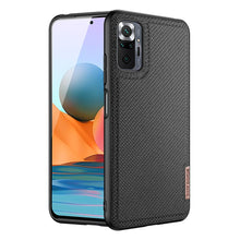 Заредете изображение във визуализатора на галерията – Dux Ducis Fino case covered with nylon material for Xiaomi Redmi Note 10 Pro black - TopMag

