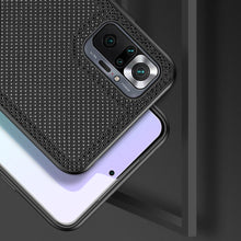 Заредете изображение във визуализатора на галерията – Dux Ducis Fino case covered with nylon material for Xiaomi Redmi Note 10 Pro black - TopMag

