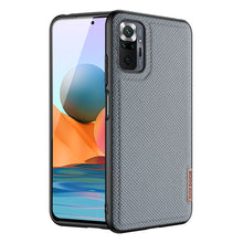 Заредете изображение във визуализатора на галерията – Dux Ducis Fino case covered with nylon material for Xiaomi Redmi Note 10 Pro gray - TopMag
