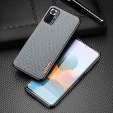 Заредете изображение във визуализатора на галерията – Dux Ducis Fino case covered with nylon material for Xiaomi Redmi Note 10 Pro gray - TopMag
