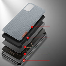 Заредете изображение във визуализатора на галерията – Dux Ducis Fino case covered with nylon material for Xiaomi Redmi Note 10 Pro gray - TopMag
