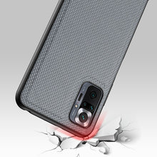 Заредете изображение във визуализатора на галерията – Dux Ducis Fino case covered with nylon material for Xiaomi Redmi Note 10 Pro gray - TopMag
