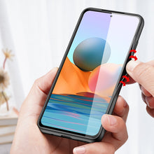Заредете изображение във визуализатора на галерията – Dux Ducis Fino case covered with nylon material for Xiaomi Redmi Note 10 Pro gray - TopMag

