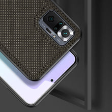 Заредете изображение във визуализатора на галерията – Dux Ducis Fino case covered with nylon material for Xiaomi Redmi Note 10 Pro green - TopMag
