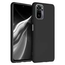 Заредете изображение във визуализатора на галерията – Silicone Case Soft Flexible Rubber Cover for Xiaomi Redmi Note 10 / Redmi Note 10S black - TopMag

