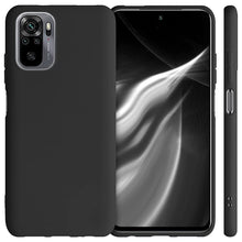 Заредете изображение във визуализатора на галерията – Silicone Case Soft Flexible Rubber Cover for Xiaomi Redmi Note 10 / Redmi Note 10S black - TopMag
