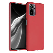 Заредете изображение във визуализатора на галерията – Silicone Case Soft Flexible Rubber Cover for Xiaomi Redmi Note 10 / Redmi Note 10S red - TopMag
