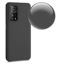 Заредете изображение във визуализатора на галерията – Silicone Case Soft Flexible Rubber Cover for Xiaomi Mi 10T Pro / Mi 10T black - TopMag
