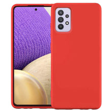 Заредете изображение във визуализатора на галерията – Silicone Case Soft Flexible Rubber Cover for Samsung Galaxy A32 4G red - TopMag
