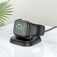 Заредете изображение във визуализатора на галерията – HOCO wireless charger fot Apple Watch 2,5W CW44 black
