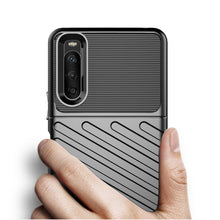 Заредете изображение във визуализатора на галерията – Thunder Case Flexible Tough Rugged Cover TPU Case for Sony Xperia 10 III black - TopMag
