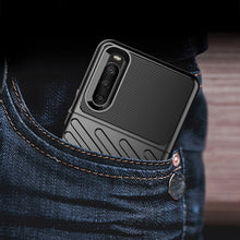 Заредете изображение във визуализатора на галерията – Thunder Case Flexible Tough Rugged Cover TPU Case for Sony Xperia 10 III black - TopMag
