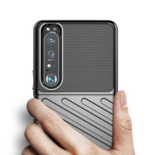 Заредете изображение във визуализатора на галерията – Thunder Case Flexible Tough Rugged Cover TPU Case for Sony Xperia 1 III black - TopMag
