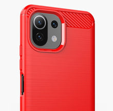 Заредете изображение във визуализатора на галерията – Carbon Case Flexible Cover Sleeve for Xiaomi Mi 11 Lite 5G black - TopMag
