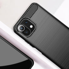 Заредете изображение във визуализатора на галерията – Carbon Case Flexible Cover Sleeve for Xiaomi Mi 11 Lite 5G black - TopMag

