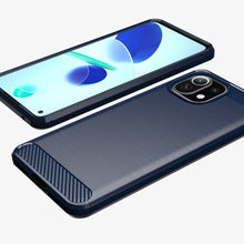 Заредете изображение във визуализатора на галерията – Carbon Case Flexible Cover Sleeve for Xiaomi Mi 11 Lite 5G black - TopMag
