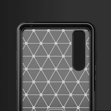 Заредете изображение във визуализатора на галерията – Carbon Case Flexible TPU cover for Sony Xperia 10 III black - TopMag
