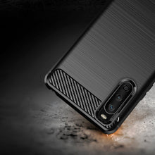 Заредете изображение във визуализатора на галерията – Carbon Case Flexible TPU cover for Sony Xperia 10 III black - TopMag
