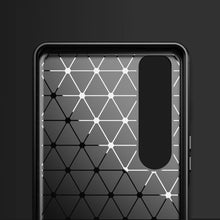 Заредете изображение във визуализатора на галерията – Carbon Case Flexible TPU cover for Sony Xperia 1 III black - TopMag
