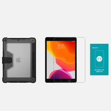 Заредете изображение във визуализатора на галерията – Nillkin Bumper Leather Case Pro Armored Smart Cover with Camera Case and Stand iPad 10.2 '' 2021 / iPad 10.2 '' 2020 / iPad 10.2 '' 2019 Black - TopMag
