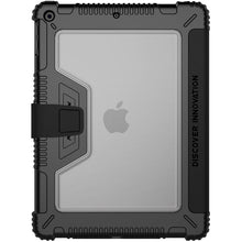 Заредете изображение във визуализатора на галерията – Nillkin Bumper Leather Case Pro Armored Smart Cover with Camera Case and Stand iPad 10.2 '' 2021 / iPad 10.2 '' 2020 / iPad 10.2 '' 2019 Black - TopMag
