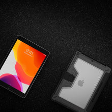 Заредете изображение във визуализатора на галерията – Nillkin Bumper Leather Case Pro Armored Smart Cover with Camera Case and Stand iPad 10.2 '' 2021 / iPad 10.2 '' 2020 / iPad 10.2 '' 2019 Black - TopMag
