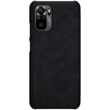 Заредете изображение във визуализатора на галерията – Nillkin Qin original leather case cover for Xiaomi Redmi Note 10 / Redmi Note 10S black - TopMag
