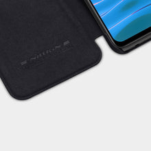 Заредете изображение във визуализатора на галерията – Nillkin Qin original leather case cover for Xiaomi Redmi Note 10 / Redmi Note 10S black - TopMag
