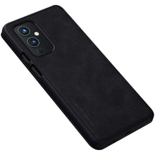 Заредете изображение във визуализатора на галерията – Nillkin Qin original leather case cover for OnePlus 9 black - TopMag
