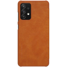 Заредете изображение във визуализатора на галерията – Nillkin Qin original leather case cover for Samsung Galaxy A72 4G brown - TopMag
