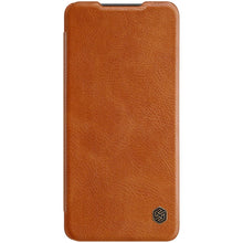 Заредете изображение във визуализатора на галерията – Nillkin Qin original leather case cover for Samsung Galaxy A72 4G brown - TopMag
