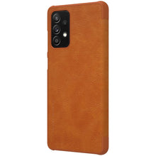 Заредете изображение във визуализатора на галерията – Nillkin Qin original leather case cover for Samsung Galaxy A72 4G brown - TopMag
