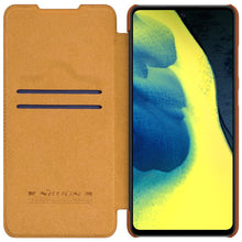 Заредете изображение във визуализатора на галерията – Nillkin Qin original leather case cover for Samsung Galaxy A72 4G brown - TopMag
