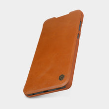 Заредете изображение във визуализатора на галерията – Nillkin Qin original leather case cover for Samsung Galaxy A72 4G brown - TopMag
