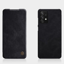 Заредете изображение във визуализатора на галерията – Nillkin Qin original leather case cover for Samsung Galaxy A72 4G black - TopMag
