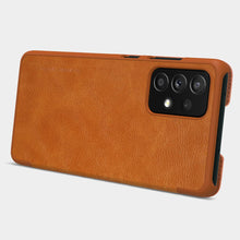 Заредете изображение във визуализатора на галерията – Nillkin Qin Leather Holster Case for Samsung Galaxy A52s 5G / A52 5G / A52 4G Brown - TopMag
