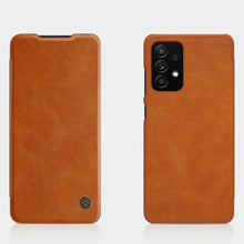 Заредете изображение във визуализатора на галерията – Nillkin Qin Leather Holster Case for Samsung Galaxy A52s 5G / A52 5G / A52 4G Brown - TopMag
