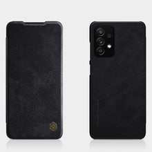 Заредете изображение във визуализатора на галерията – Nillkin Qin original leather case cover for Samsung Galaxy A52s 5G / A52 5G / A52 4G black - TopMag
