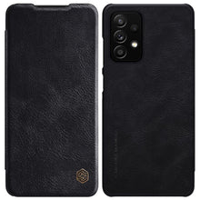 Заредете изображение във визуализатора на галерията – Nillkin Qin original leather case cover for Samsung Galaxy A52s 5G / A52 5G / A52 4G black - TopMag

