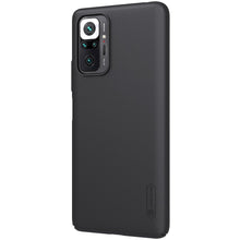 Заредете изображение във визуализатора на галерията – Nillkin Super Frosted Shield Case + kickstand for Xiaomi Redmi Note 10 Pro black - TopMag

