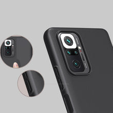 Заредете изображение във визуализатора на галерията – Nillkin Super Frosted Shield Case + kickstand for Xiaomi Redmi Note 10 Pro black - TopMag
